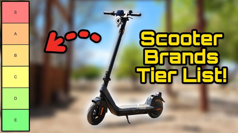 Ranking the Best Electric Scooter Brands! (Tier List)