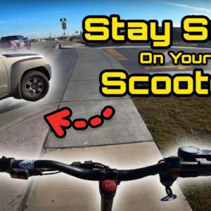 Electric Scooter Urban Riding Safety Tips!